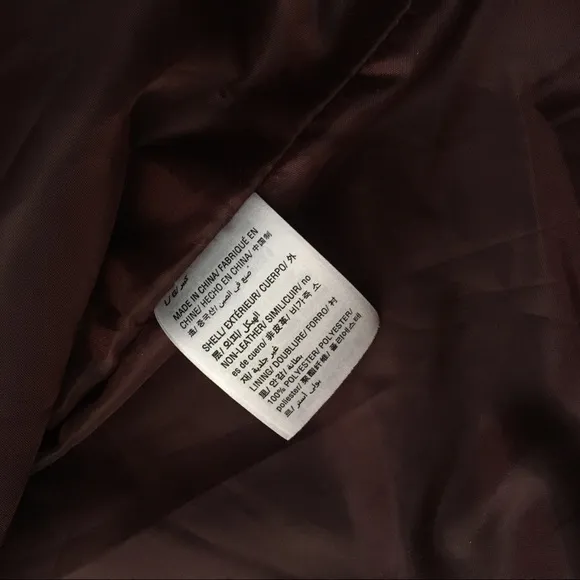 Patent Faux Leather Moto Jacket