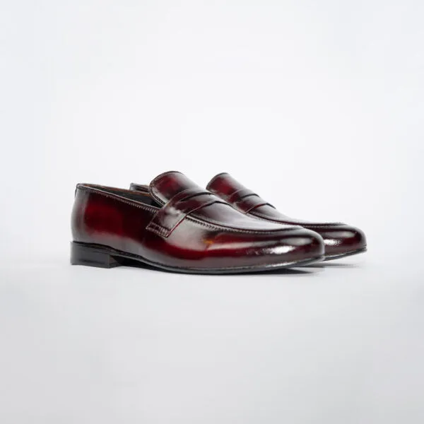 Penny Loafer – Crimson Two Tone