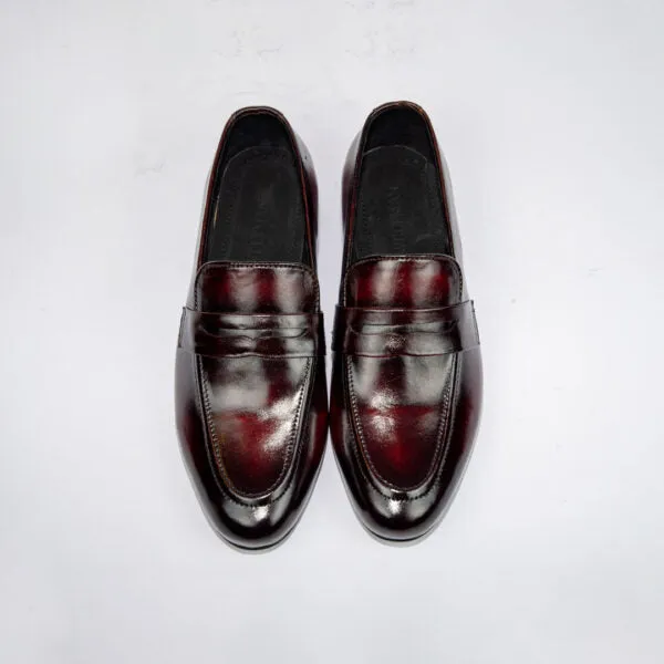 Penny Loafer – Crimson Two Tone