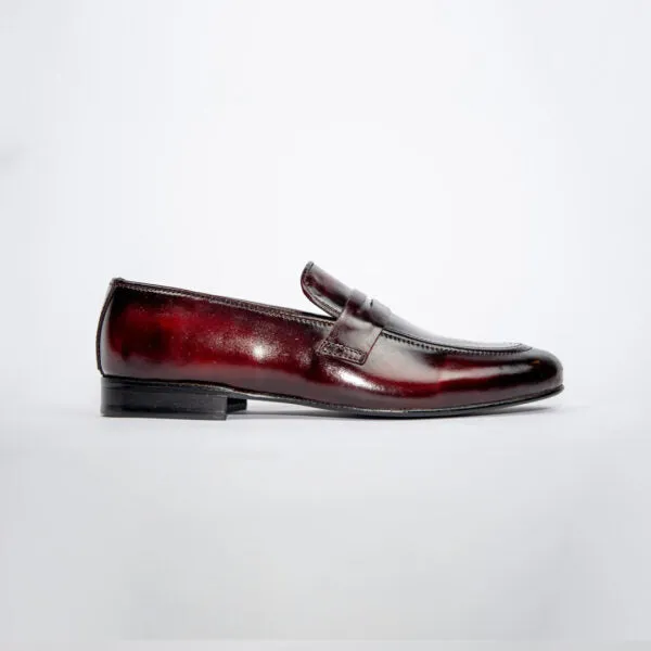 Penny Loafer – Crimson Two Tone