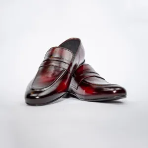 Penny Loafer – Crimson Two Tone