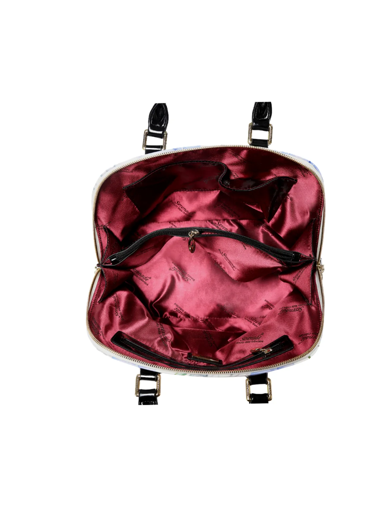 PEONY PATENT LEATHER DOME BAG- SN52-6801
