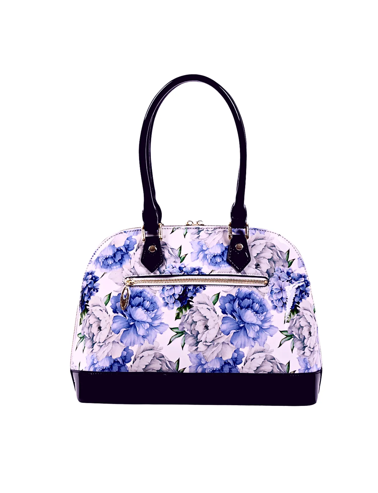 PEONY PATENT LEATHER DOME BAG- SN52-6801