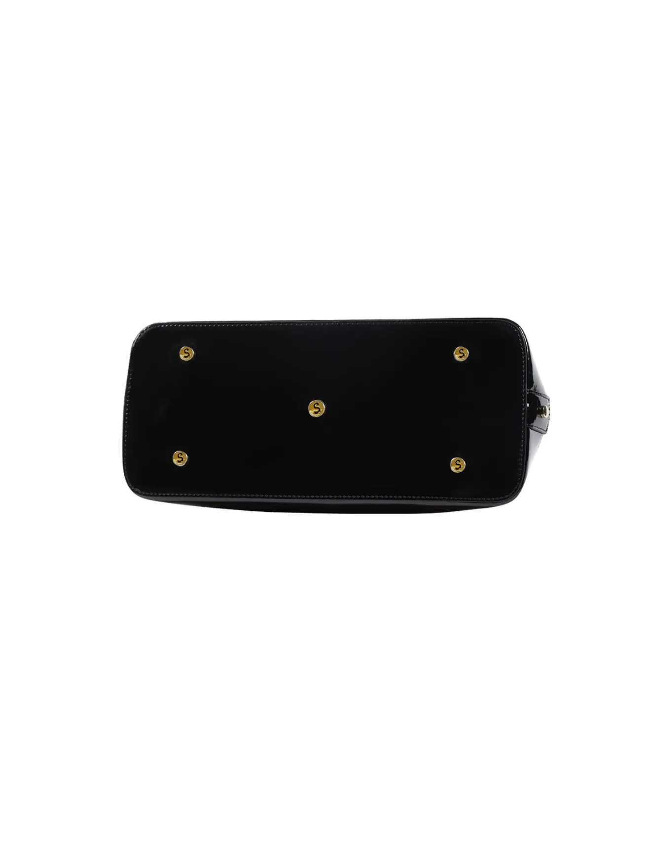 PEONY PATENT LEATHER DOME BAG- SN52-6801