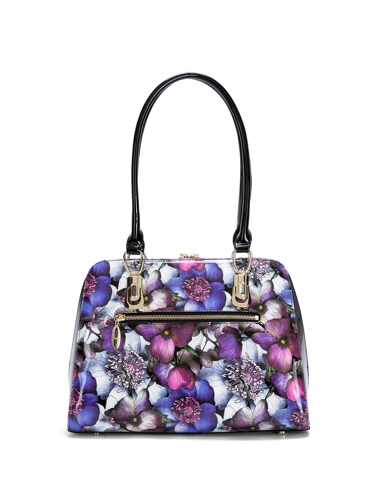 PETULA LGE PATENT LEATHER HANDBAG- SF10-7573-SALE