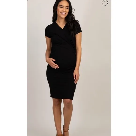 PinkBlush maternity nursing bodycon dress nwot