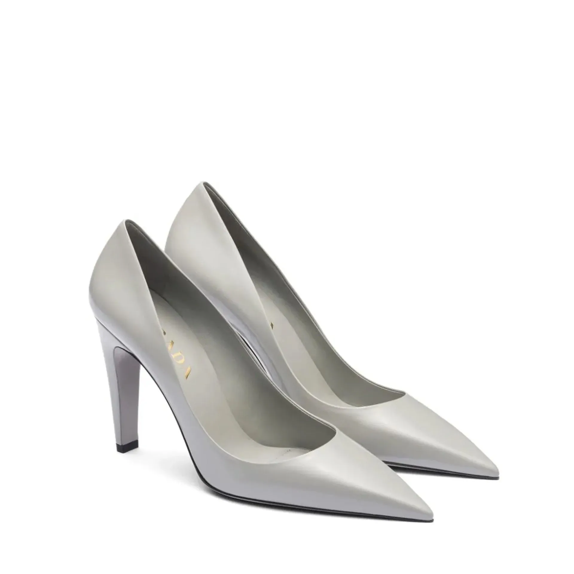 PRADA Brushed Leather Pumps - 10 cm Heel