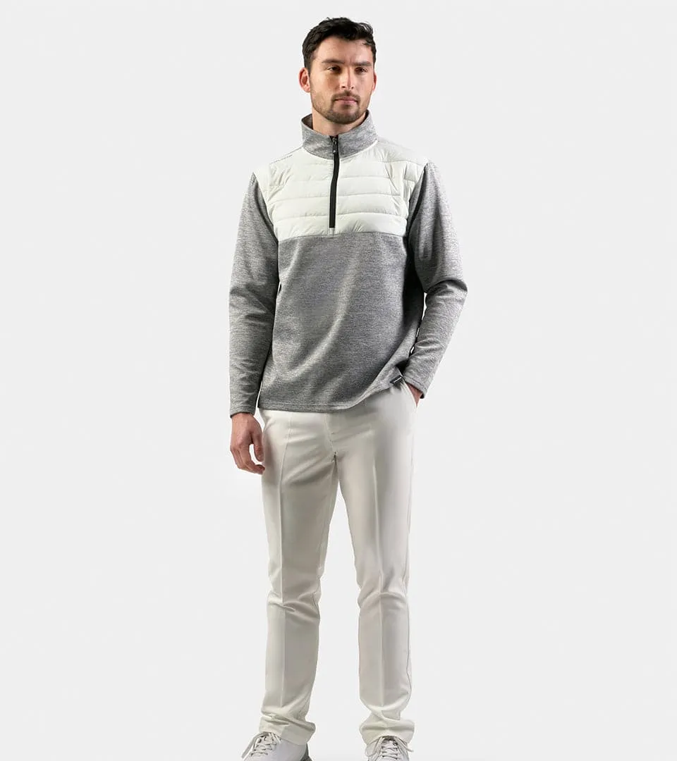 PRO TECH HYBRID MIDLAYER - GREY