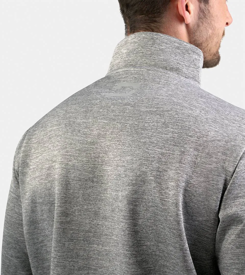PRO TECH HYBRID MIDLAYER - GREY