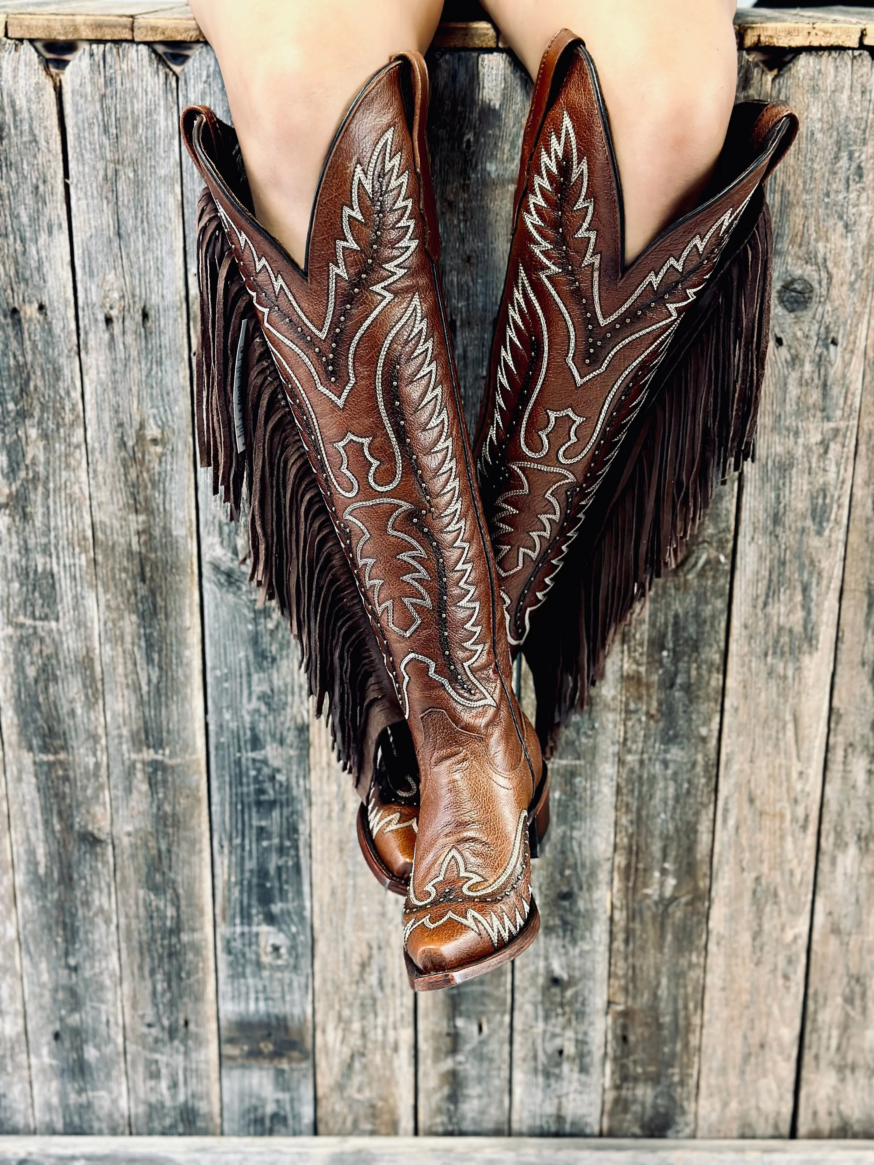 "Don't Fringe On Me "Boot