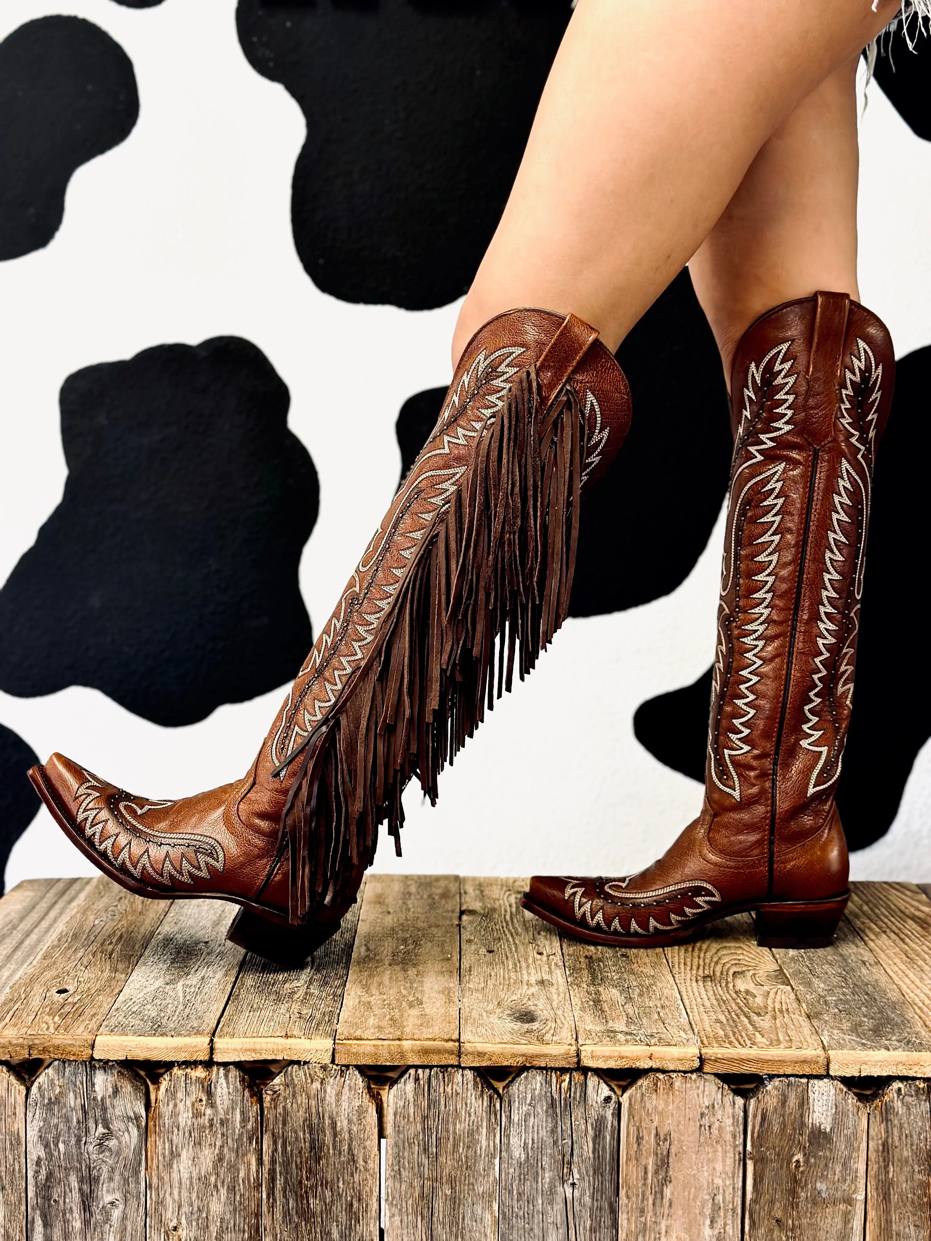 "Don't Fringe On Me "Boot