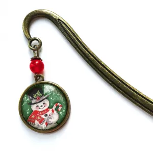 Retro Snowman Book Hook