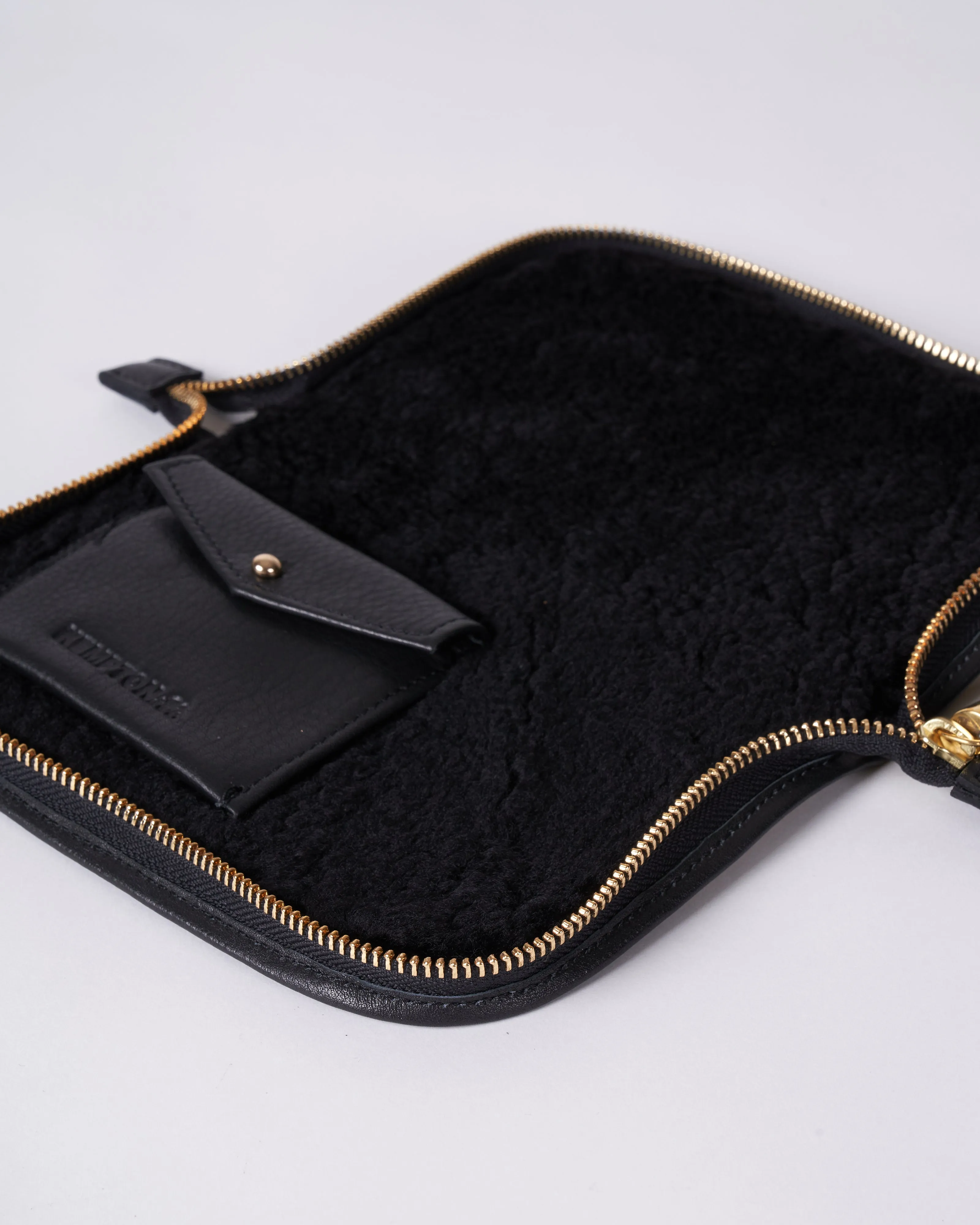 rhett jewelry case - gold/natural