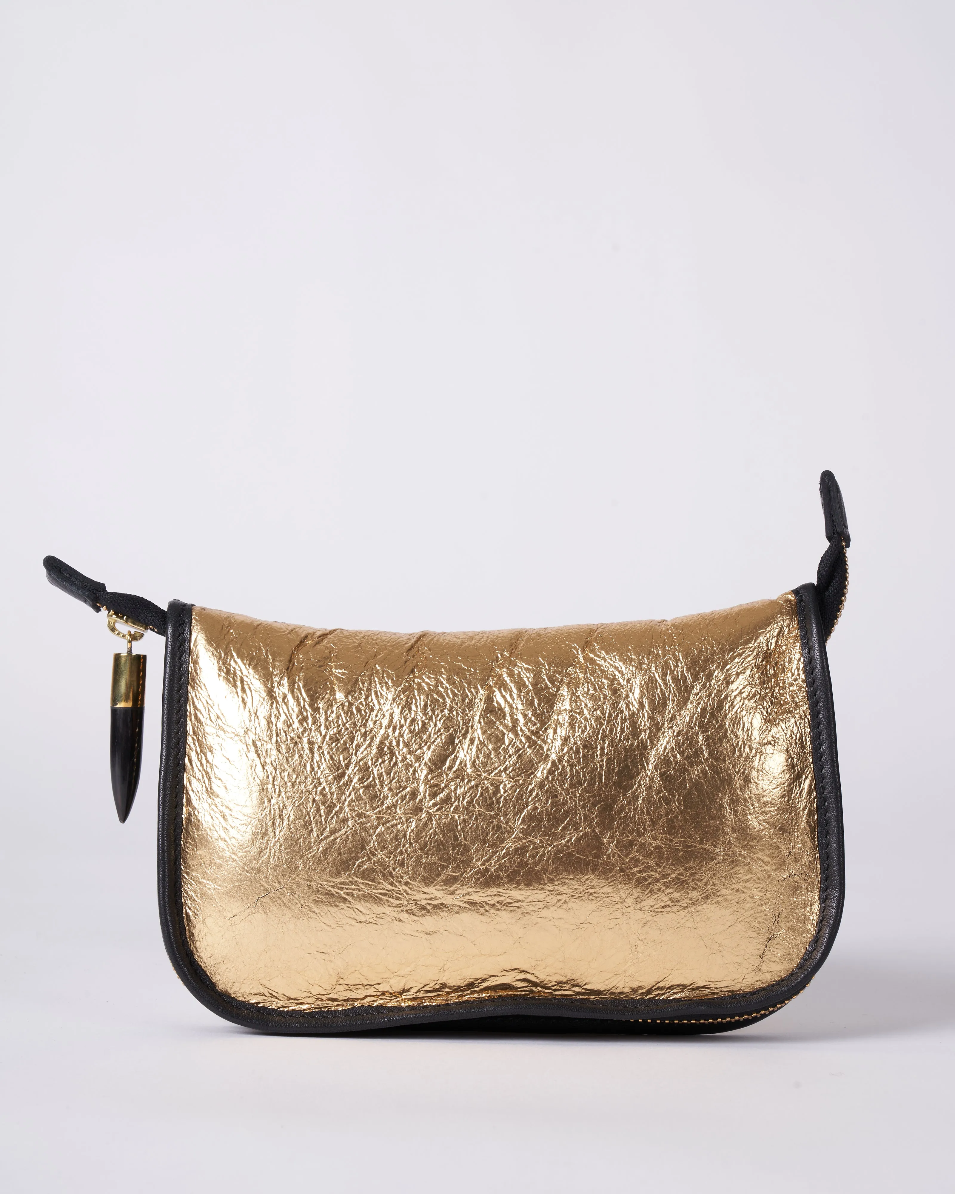 rhett jewelry case - gold/natural