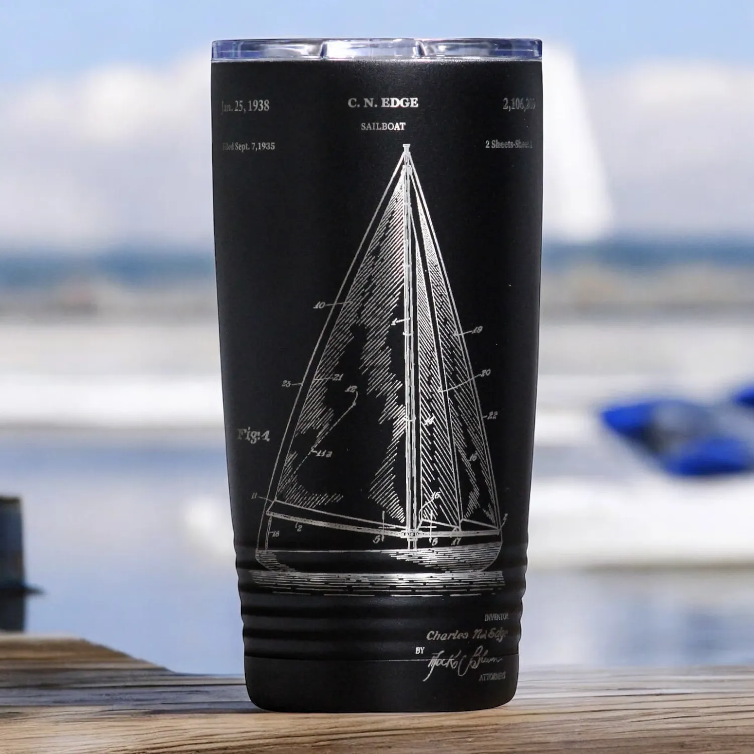 Sailboat Patent Tumbler