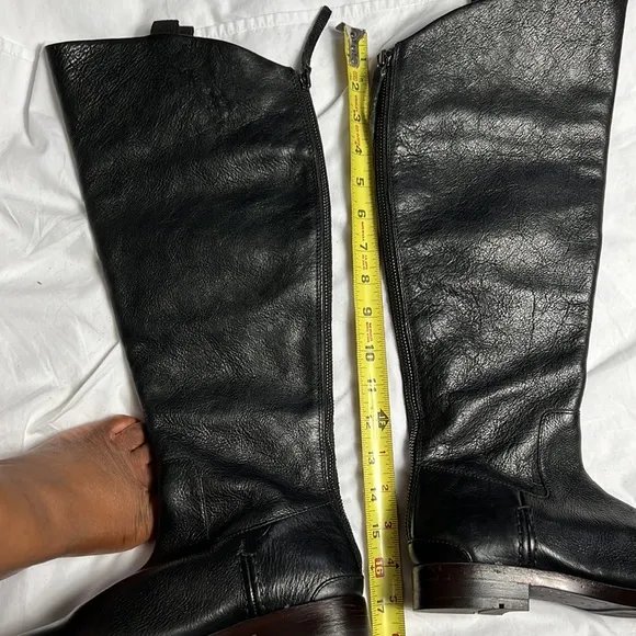 Sale !Franco sarto women high knee  Meyer boots shoes size 6 black leather nwob