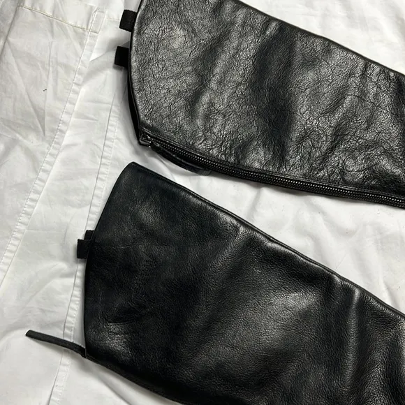Sale !Franco sarto women high knee  Meyer boots shoes size 6 black leather nwob