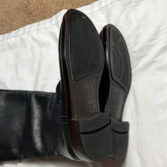 Sale !Franco sarto women high knee  Meyer boots shoes size 6 black leather nwob