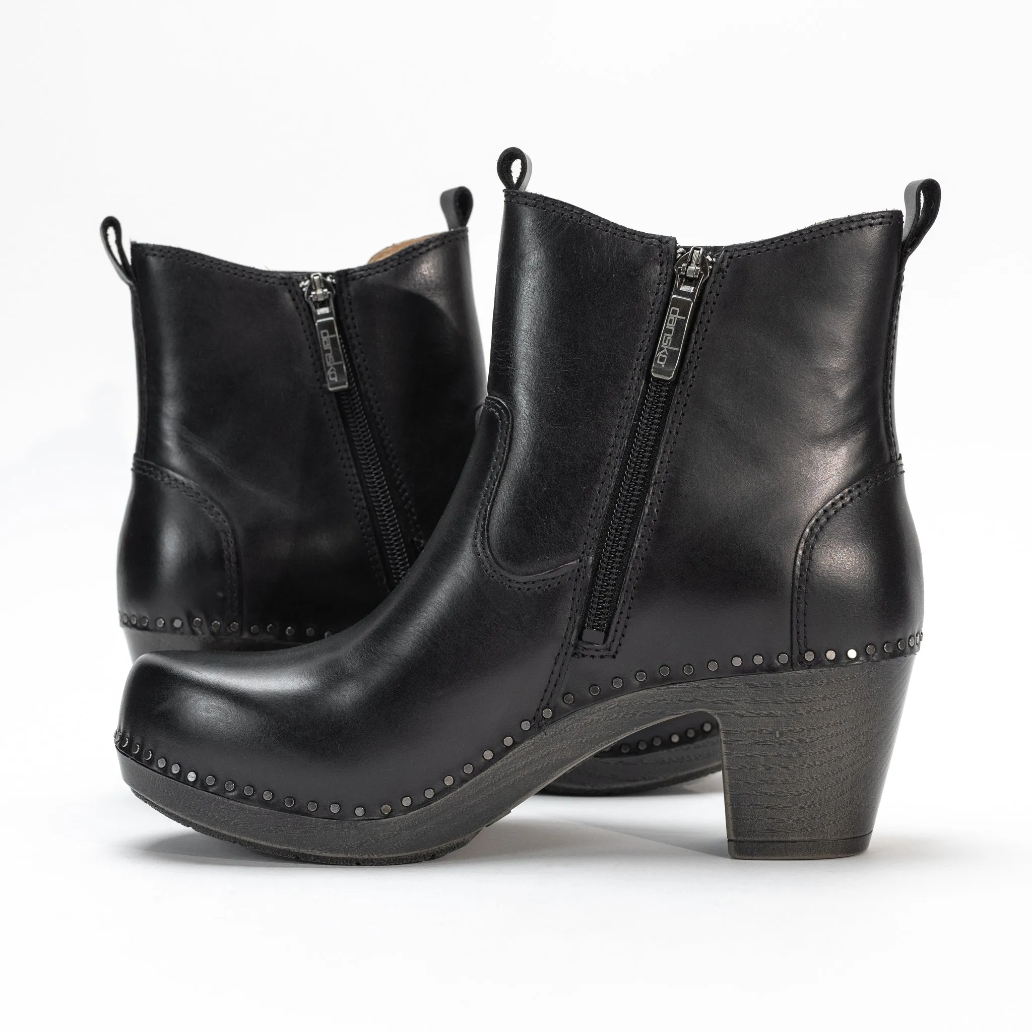 SHAYNA - BLACK - LEATHER