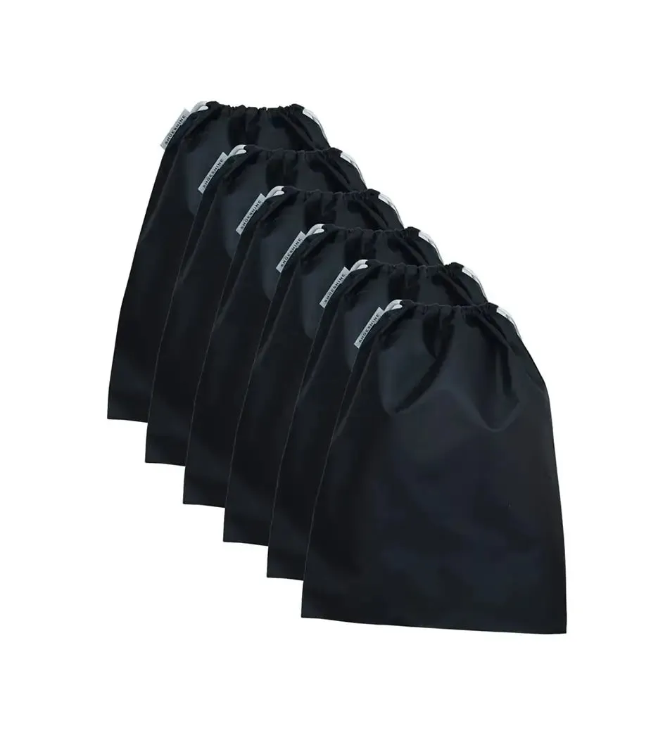 SHOESHINE Shoe Bag (Pack of 10) Water Resistant and Dust Proof Shoe Storage Bag - Navy Blue