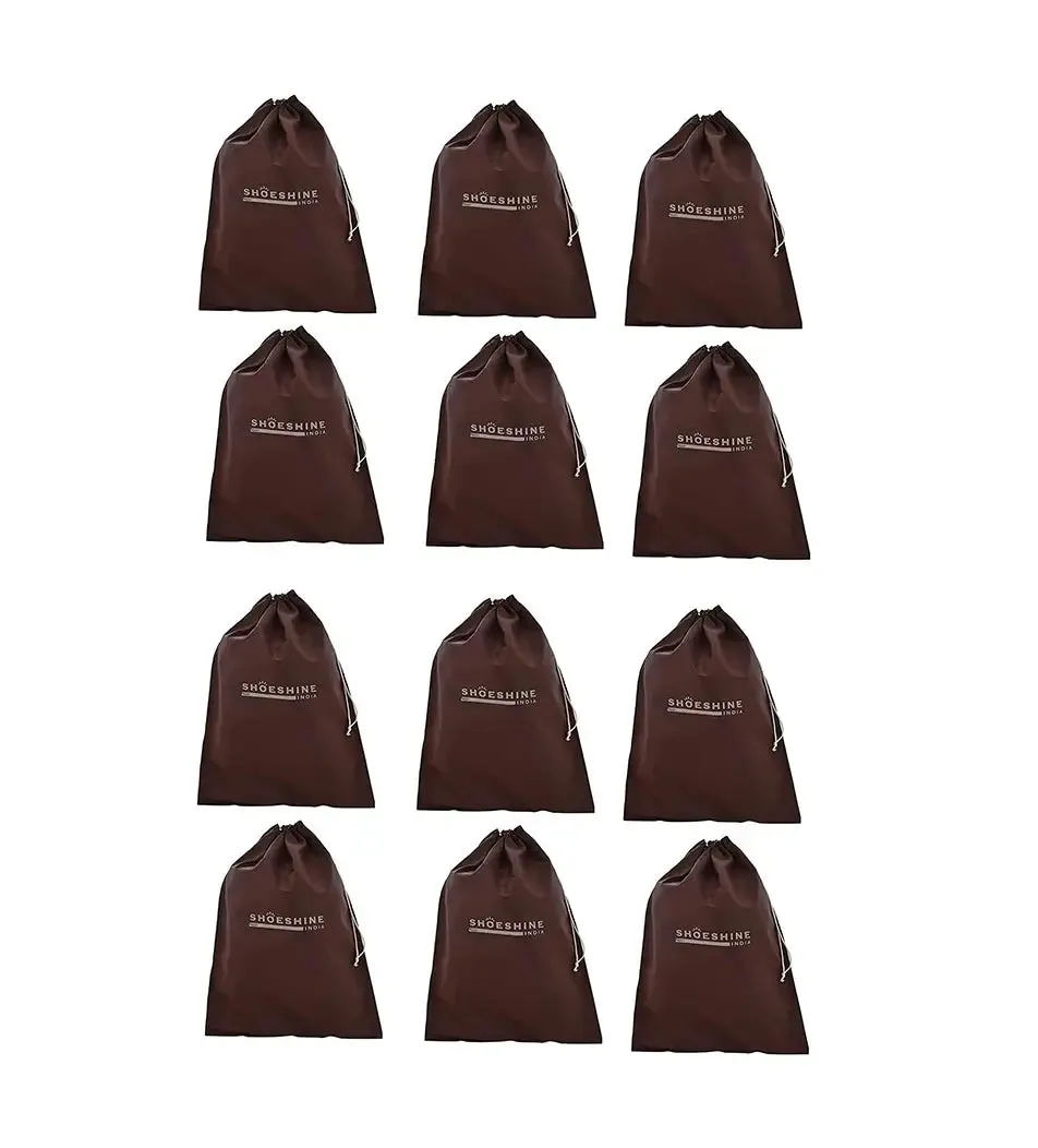 SHOESHINE Shoe Bag (Pack of 12) Shoe Storage bag for home & travel - Blue Dot