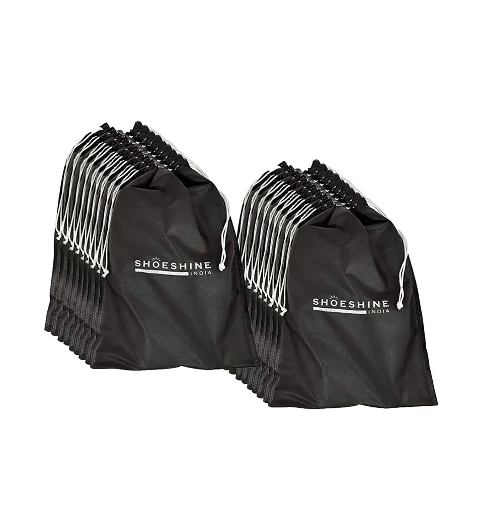 SHOESHINE Shoe Bag (Pack of 12) Shoe Storage bag for home & travel - Blue Dot