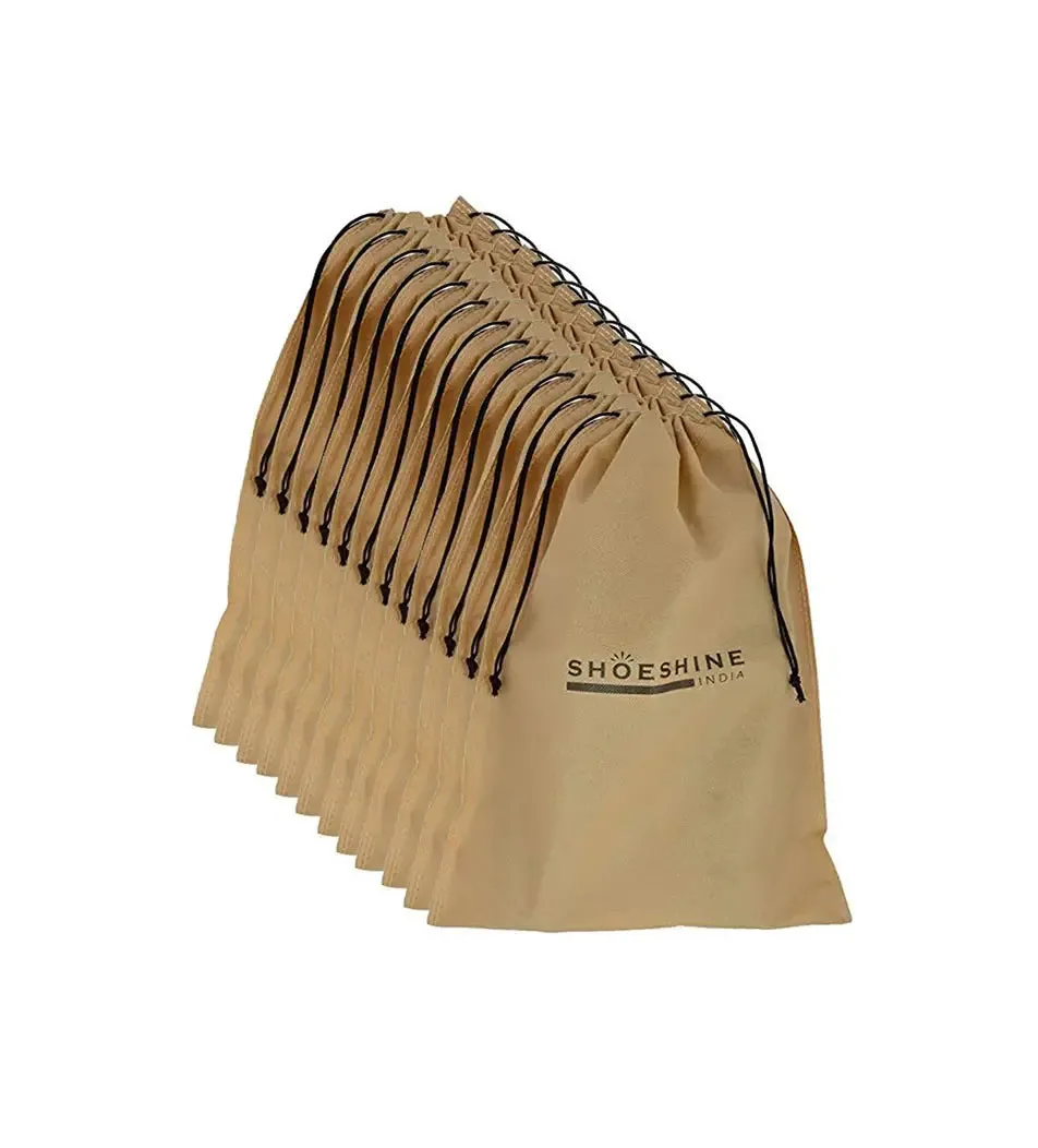SHOESHINE Shoe Bag (Pack of 12) Shoe Storage bag for home & travel - Blue Dot