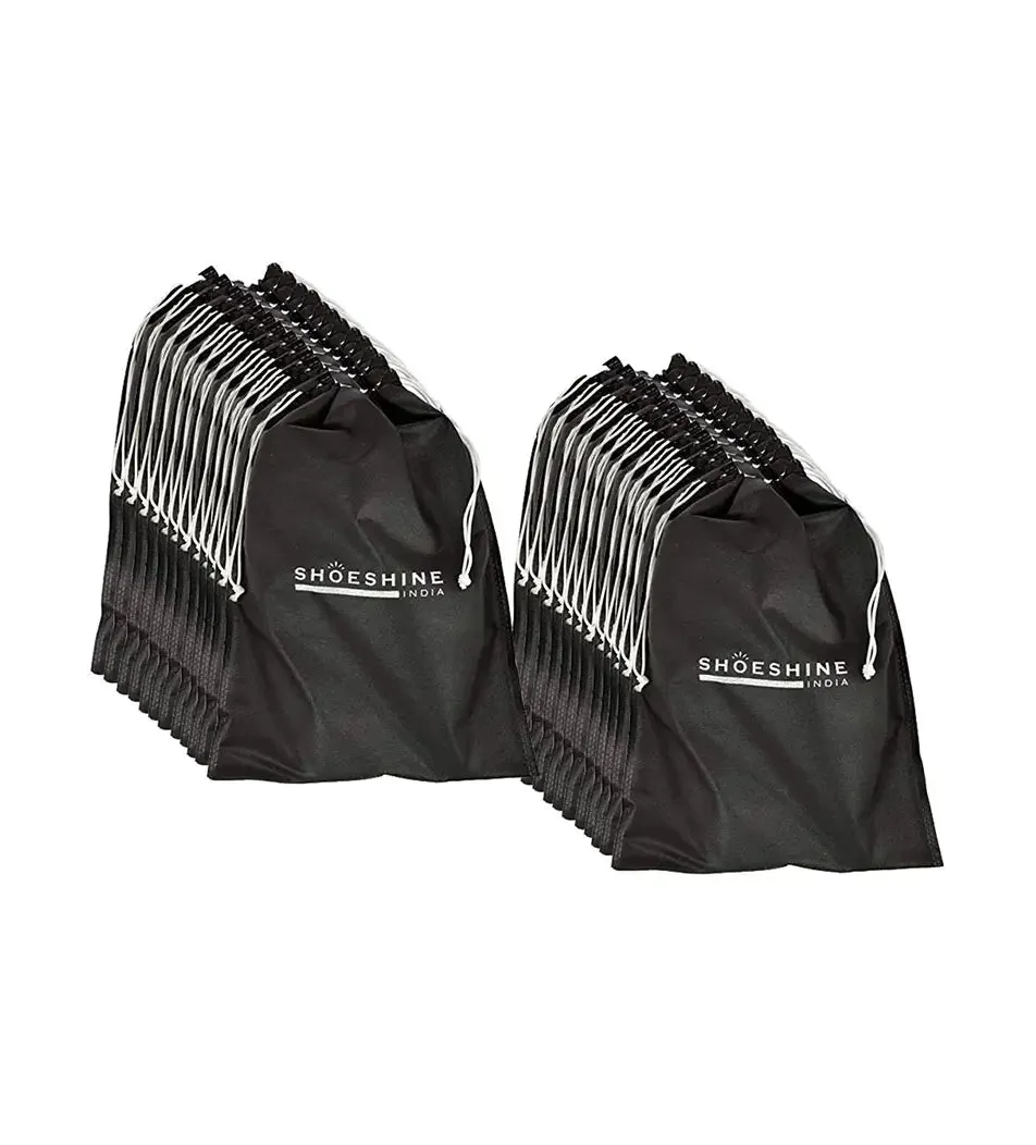 SHOESHINE Shoe Bag (Pack of 12) Shoe Storage bag for home & travel - Blue Dot