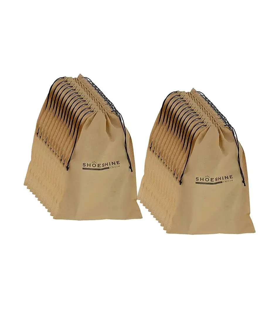 SHOESHINE Shoe Bag (Pack of 12) Shoe Storage bag for home & travel - Blue Dot
