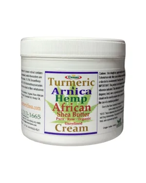 SMALL TURMERIC WITH ARNICA, HEMP & AFRICAN SHEA BUTTER
