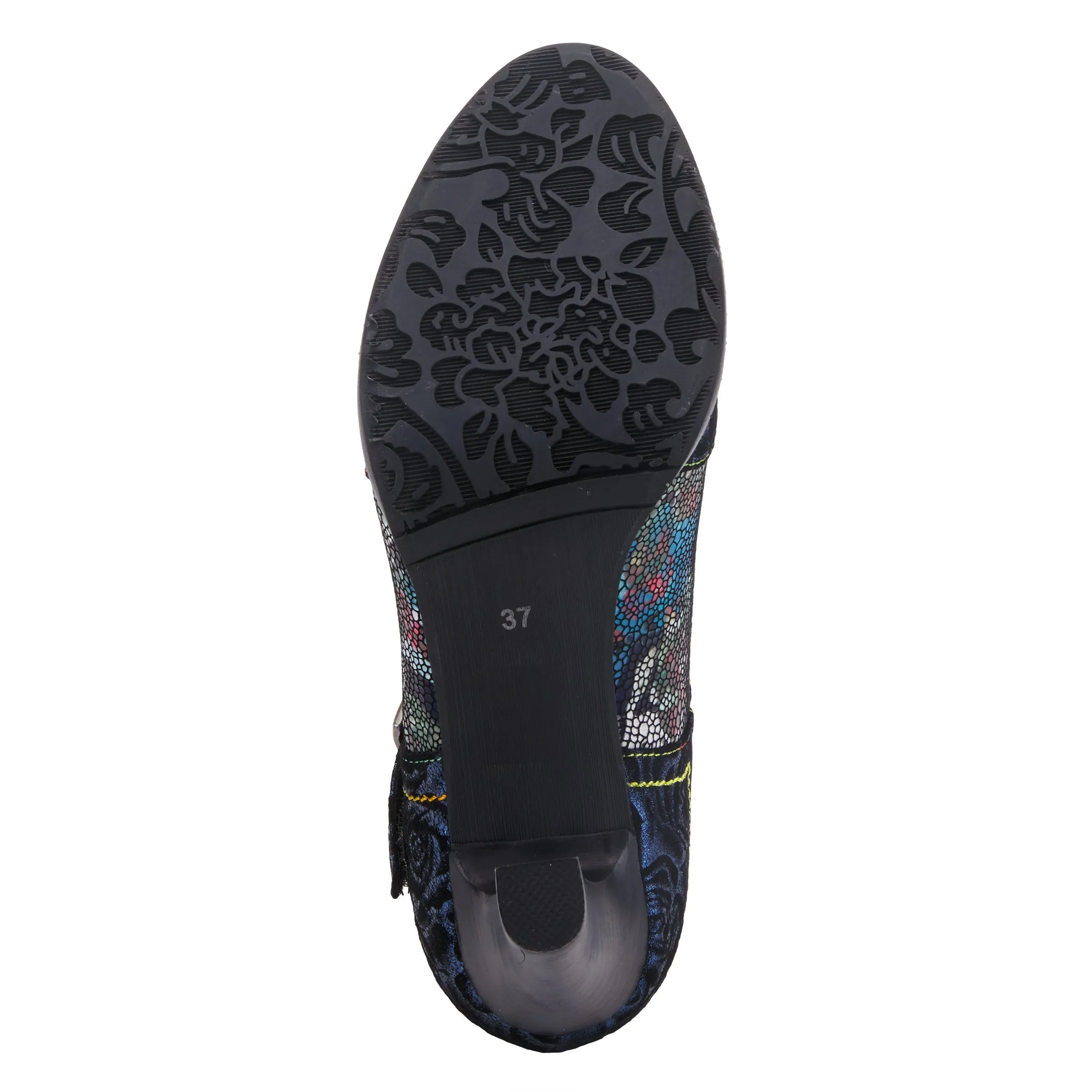 Spring Step Shoes L'Artiste Mazie Women's Floral Metallic Leather Shoes