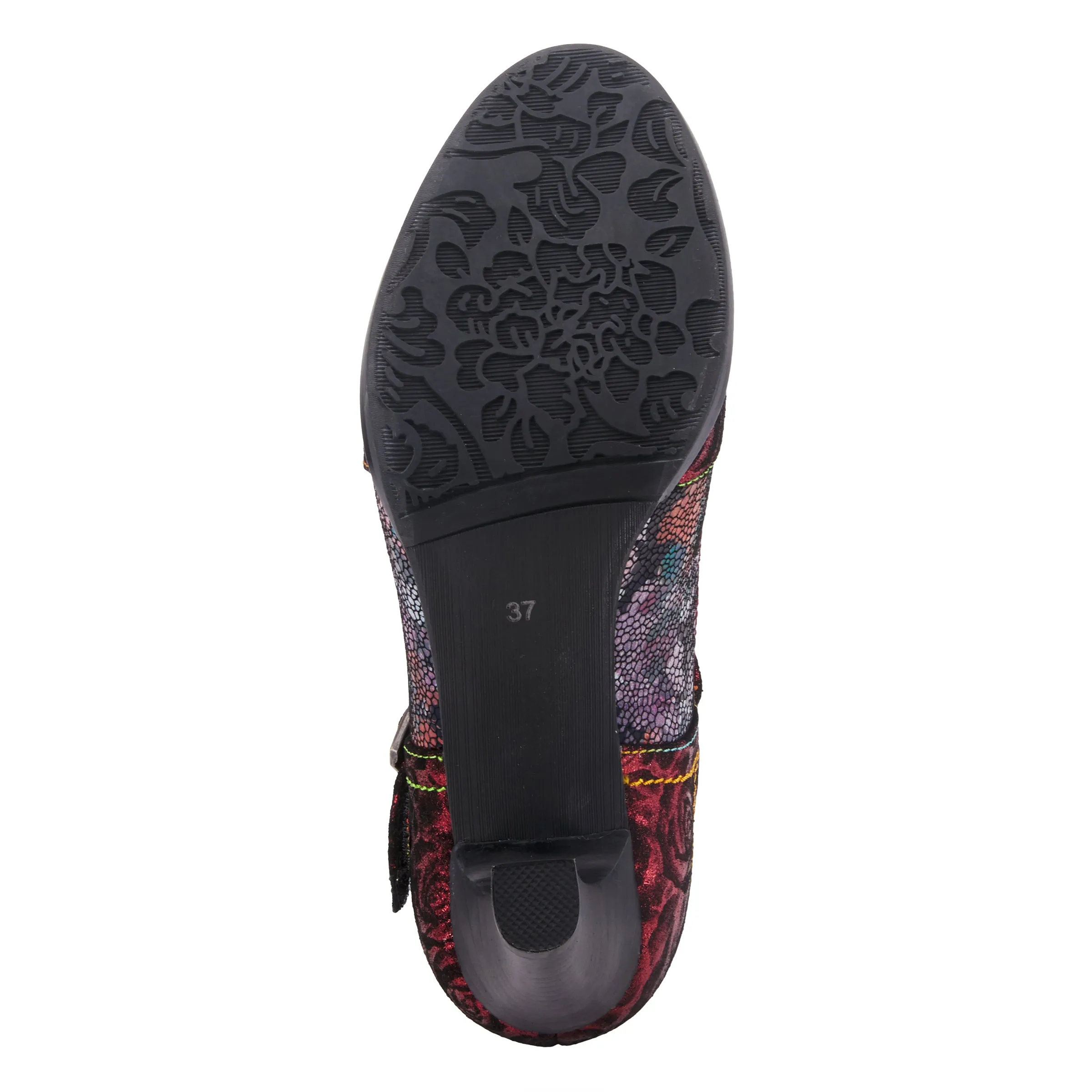 Spring Step Shoes L'Artiste Mazie Women's Floral Metallic Leather Shoes