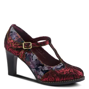 Spring Step Shoes L'Artiste Mazie Women's Floral Metallic Leather Shoes