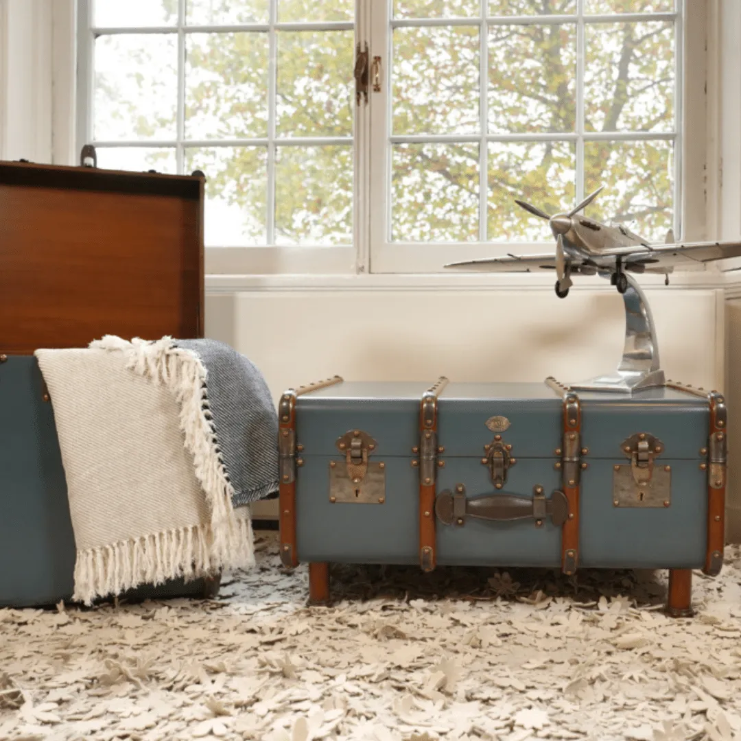 Stateroom Coffee Table - Petrol Blue