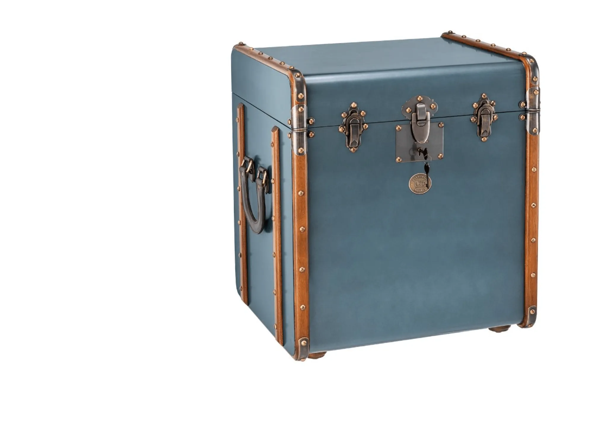 Stateroom End Table - Petrol Blue