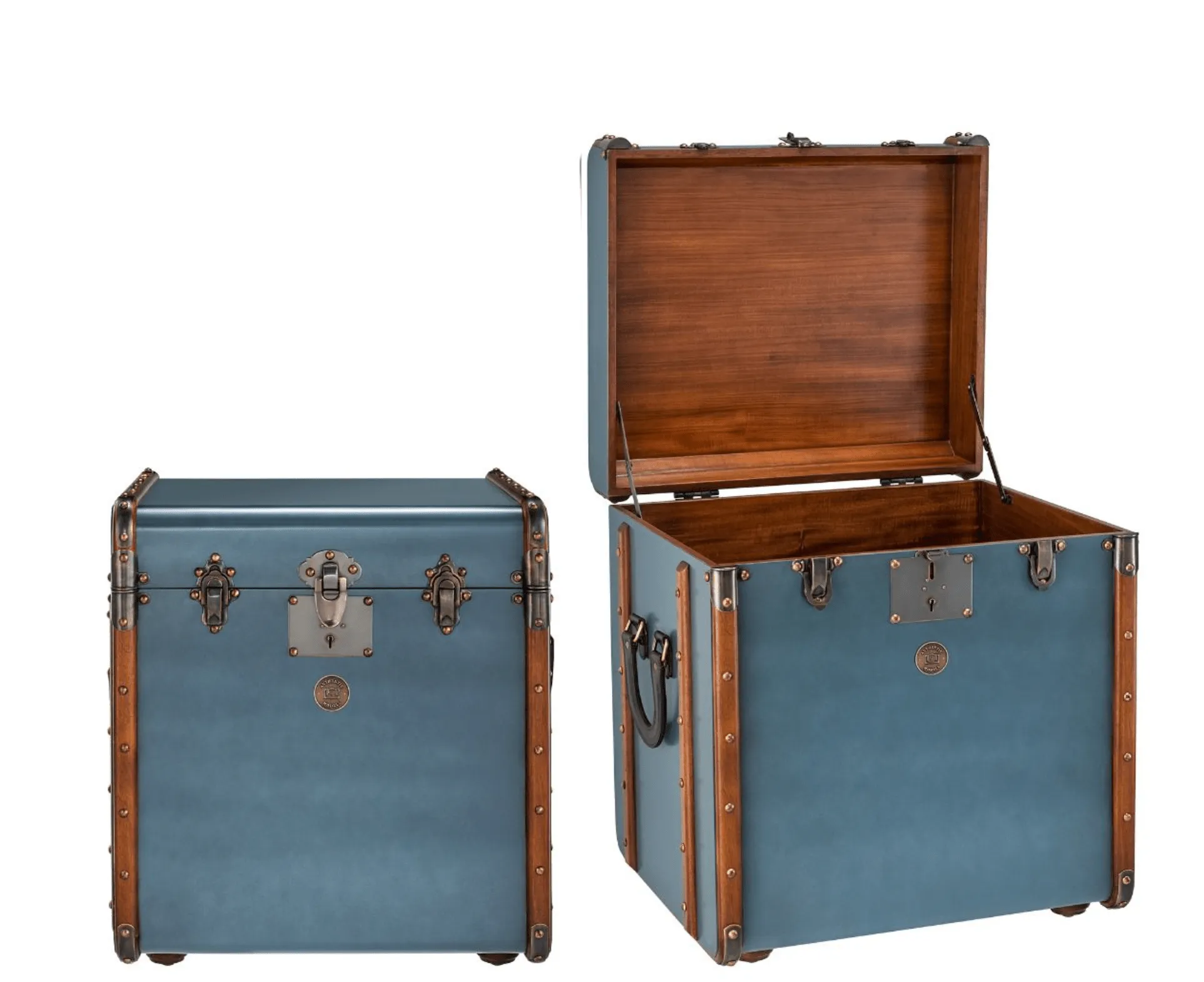 Stateroom End Table - Petrol Blue