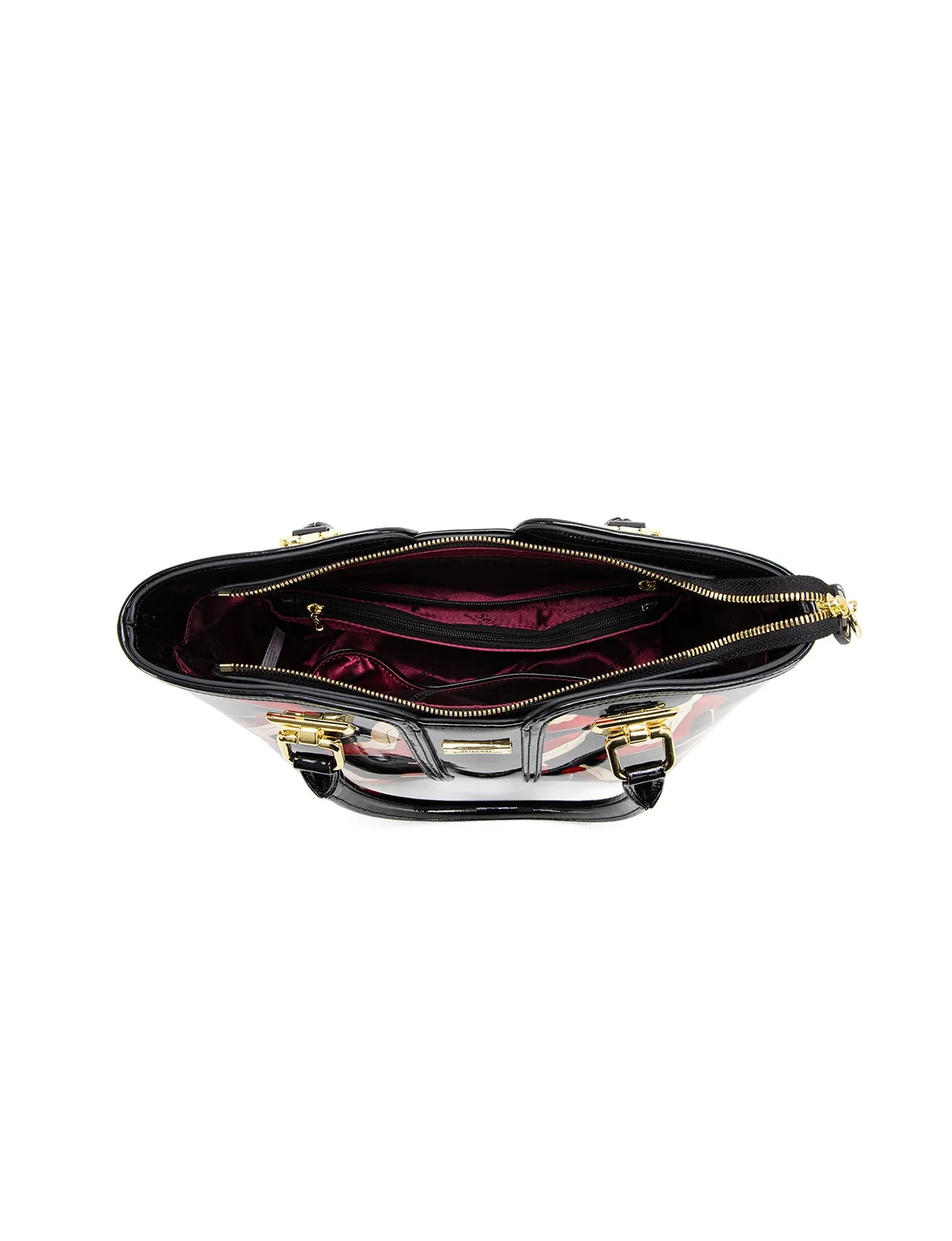 STILETTO MED GRIP HANDLE LEATHER BAG- SF19-0292