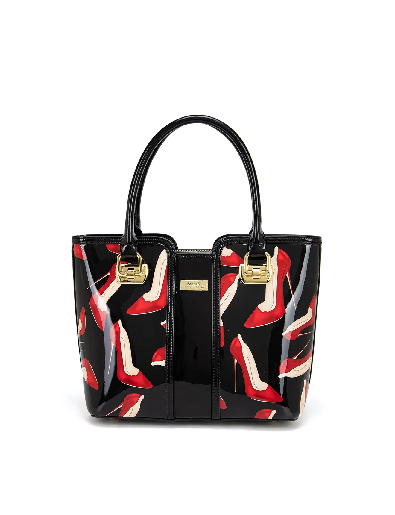 STILETTO MED GRIP HANDLE LEATHER BAG- SF19-0292