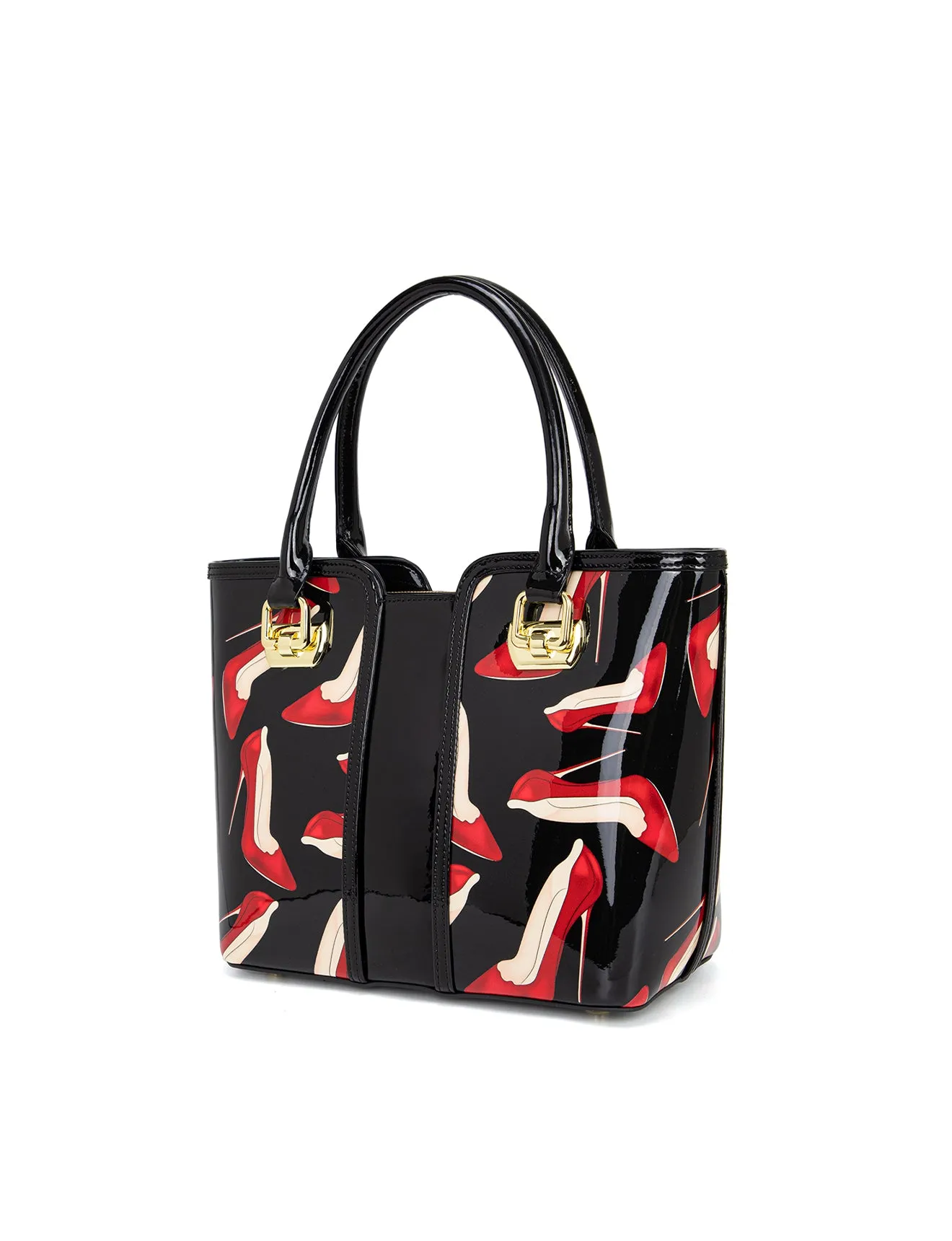 STILETTO MED GRIP HANDLE LEATHER BAG- SF19-0292