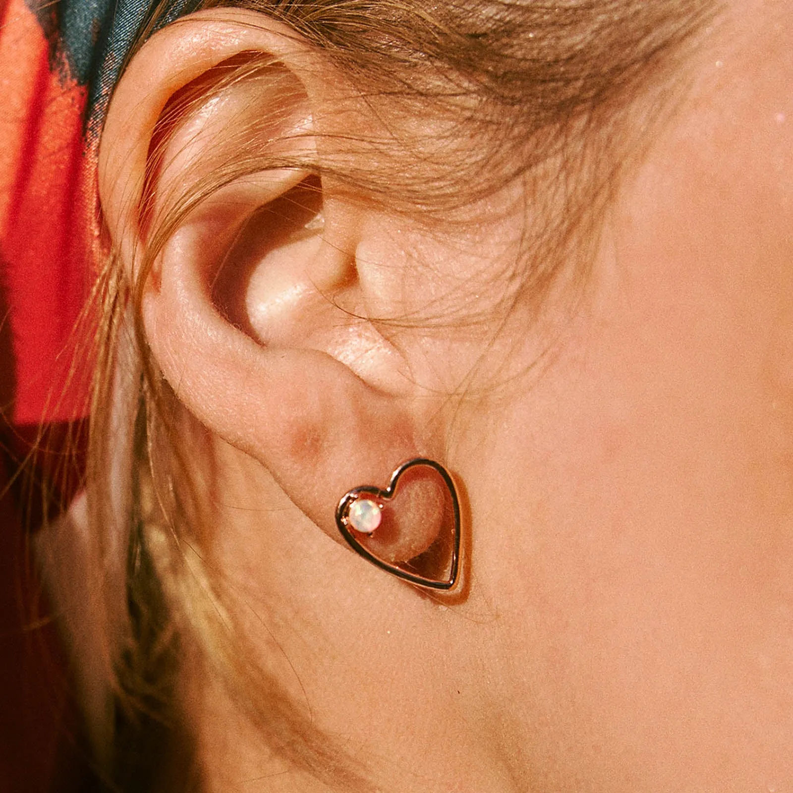 Sweetheart Stone Earrings