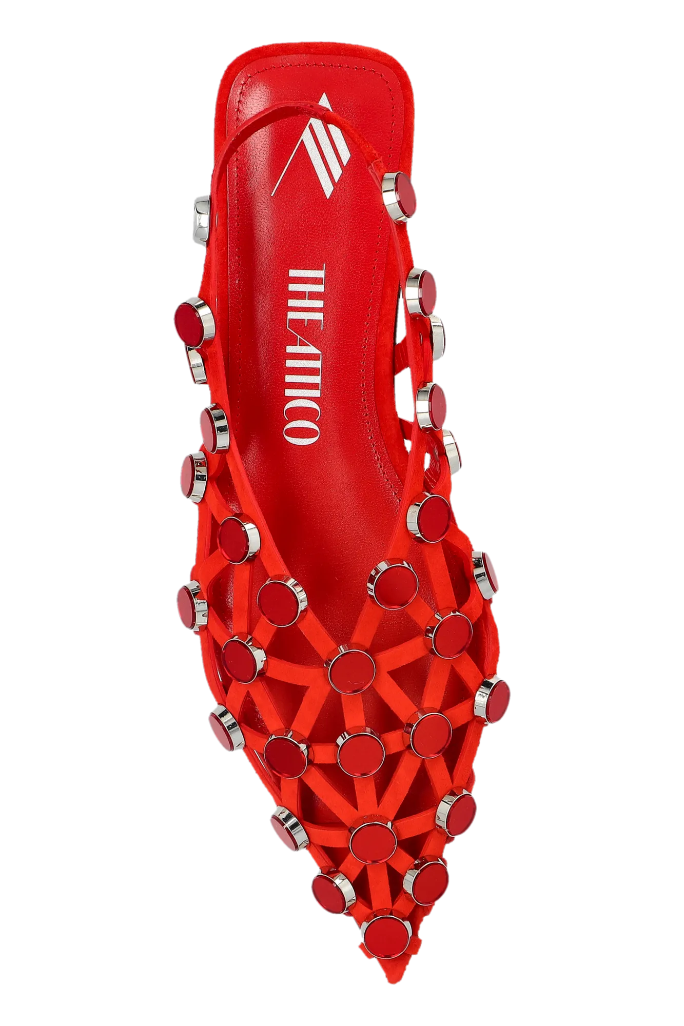 The Attico Leather Boots Grid