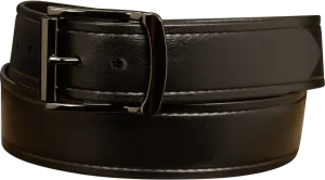 The Hercules Belt™ -  Black With Gunmetal Hercules Buckle 1.50" (H200)