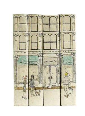 Tiffany Store Rendering - Tall Book Stack