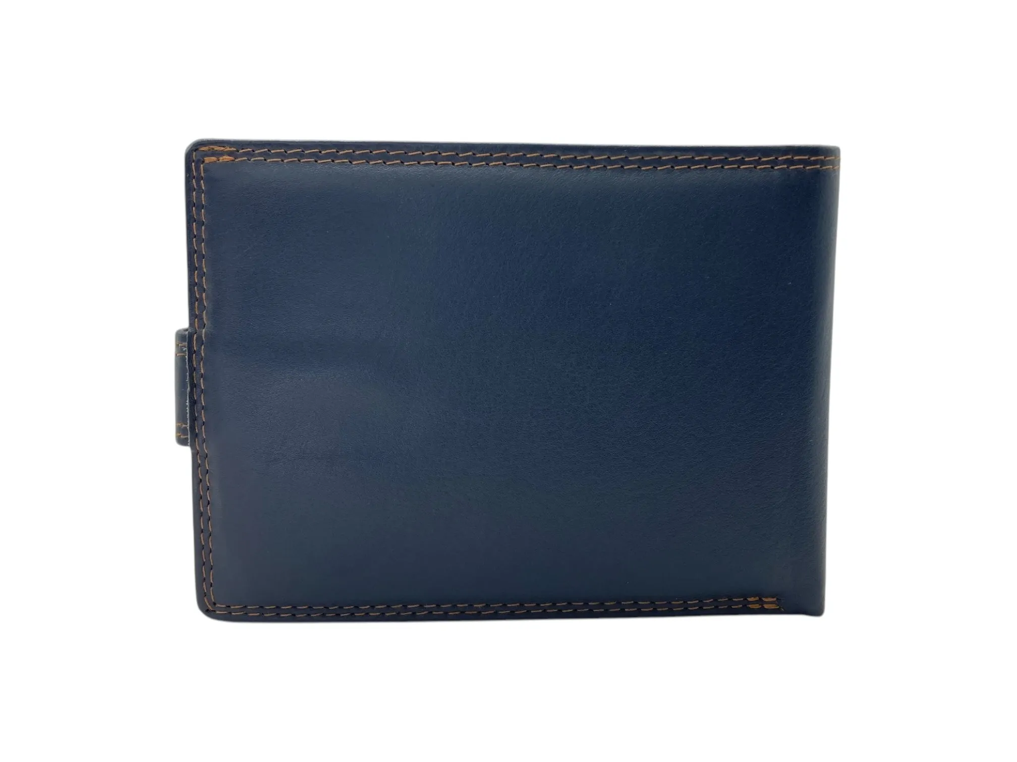 Top Grain Napa Leather Card & Coin Billfold Wallet # 1909L