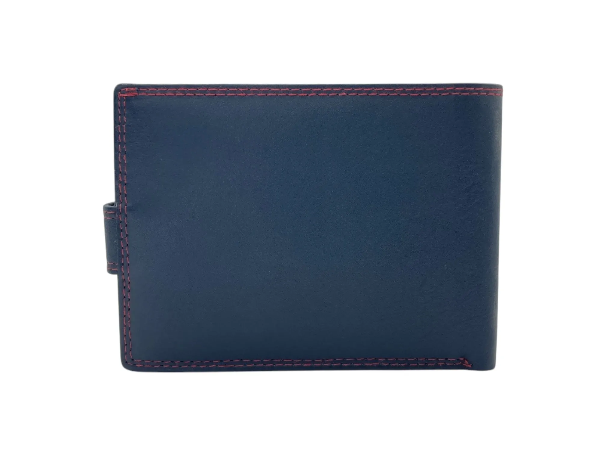 Top Grain Napa Leather Card & Coin Billfold Wallet # 1909L