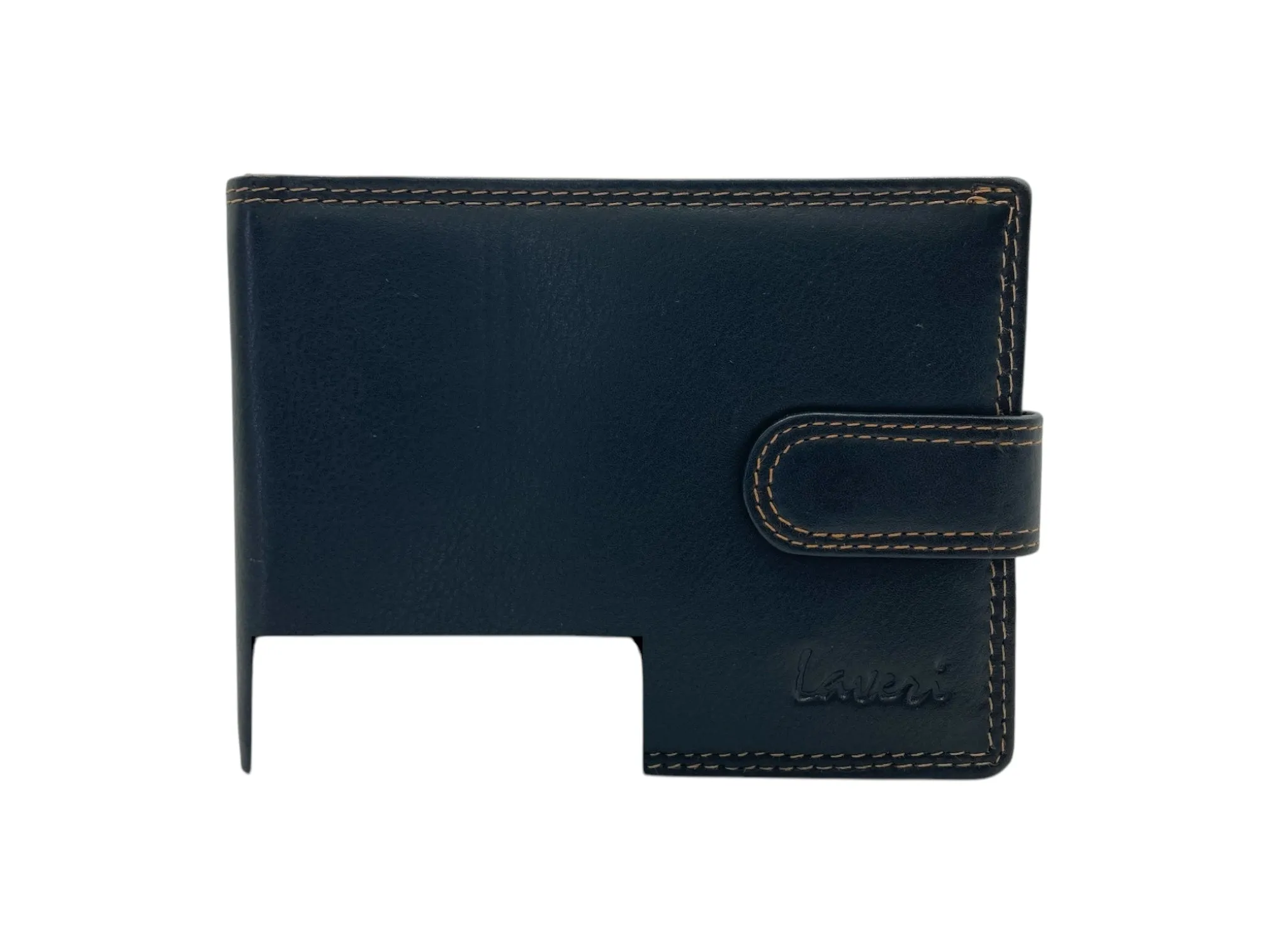 Top Grain Napa Leather Card & Coin Billfold Wallet # 1909L