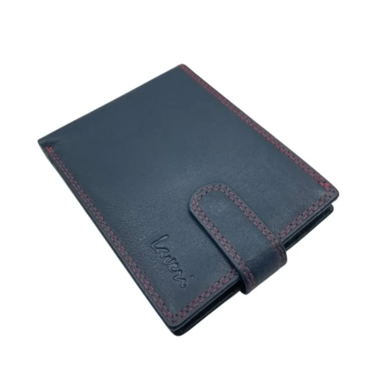 Top Grain Napa Leather Card & Coin Billfold Wallet # 1909L