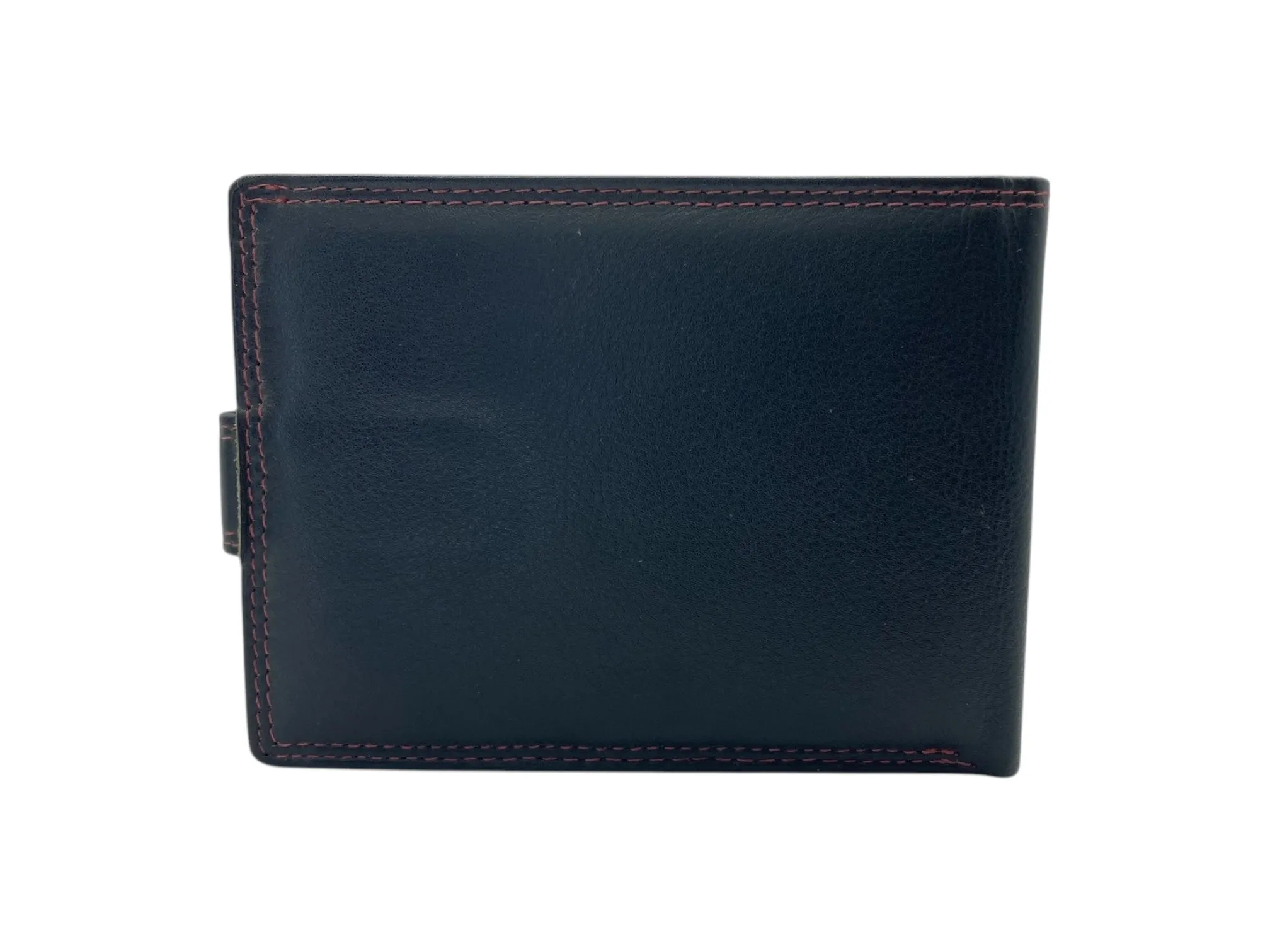 Top Grain Napa Leather Card & Coin Billfold Wallet # 1909L