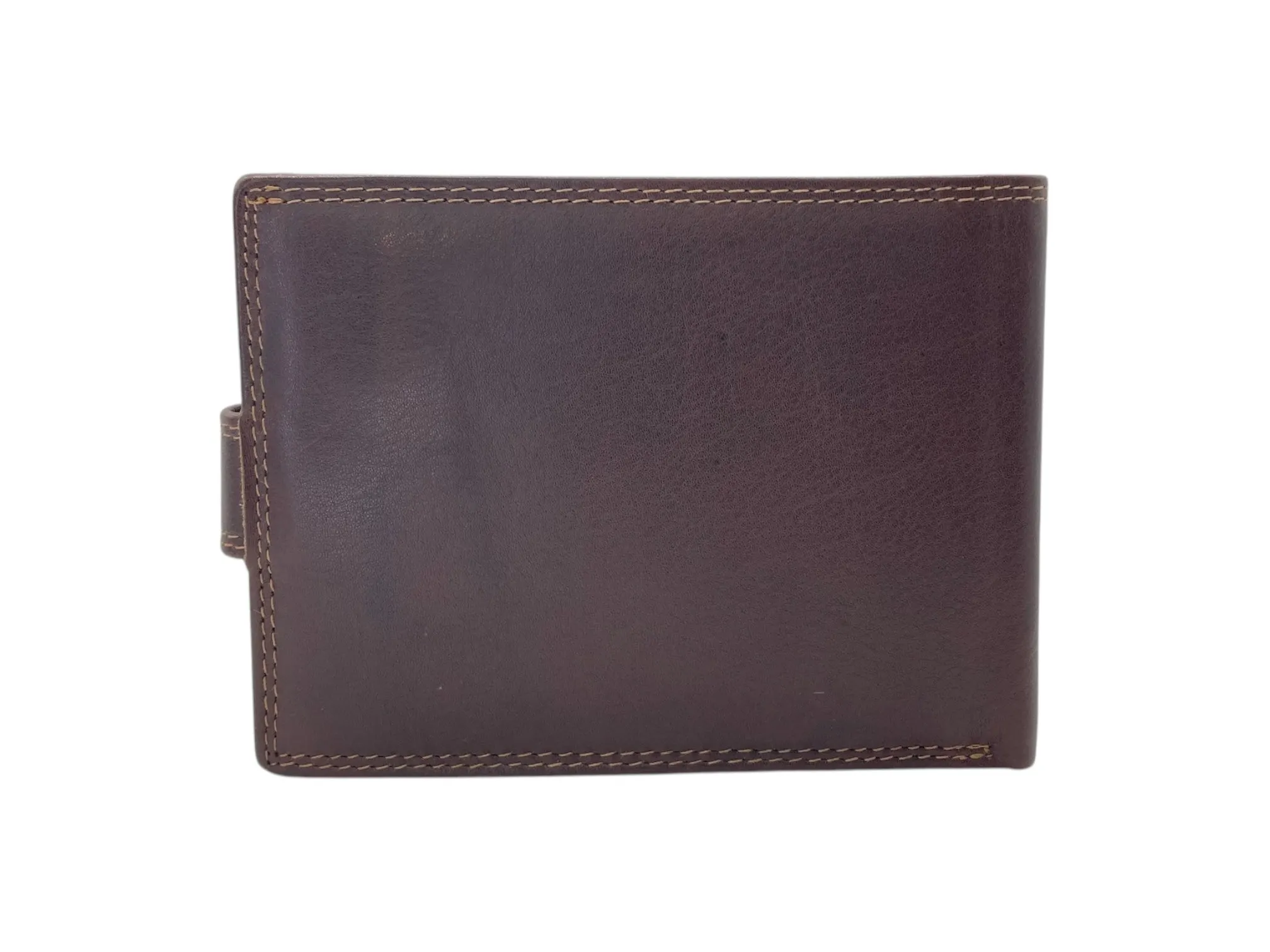 Top Grain Napa Leather Card & Coin Billfold Wallet # 1909L