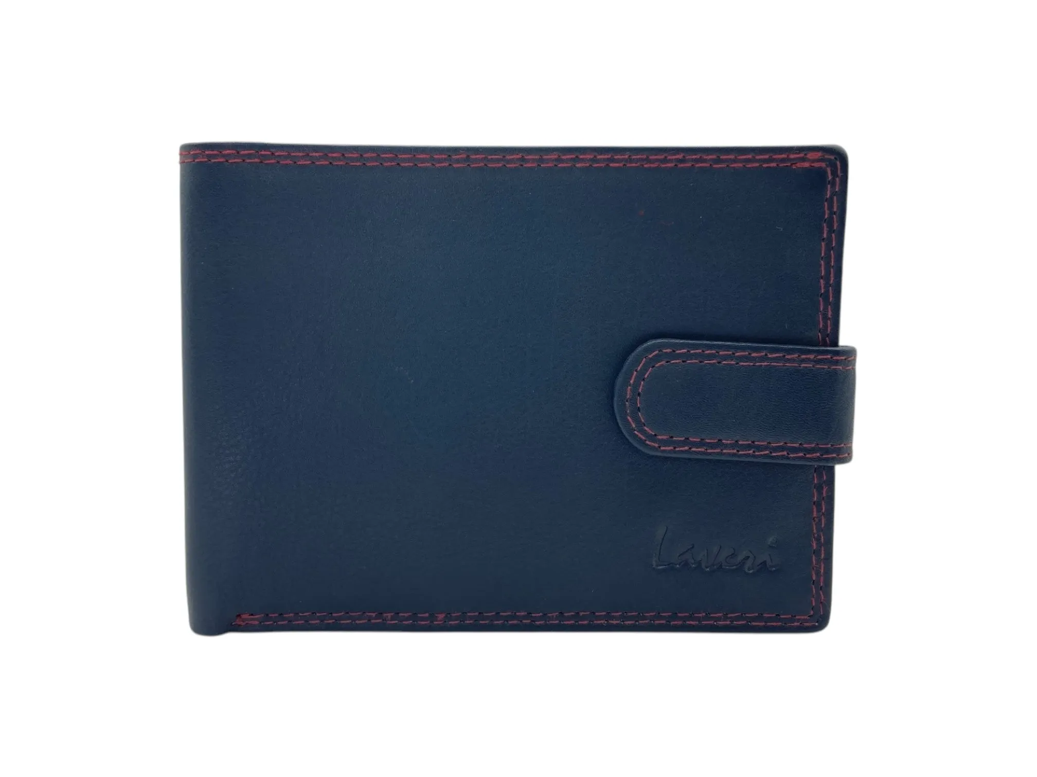 Top Grain Napa Leather Card & Coin Billfold Wallet # 1909L